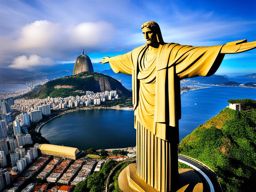 christ the redeemer statue - embrace the towering christ the redeemer statue overlooking rio de janeiro, brazil. 