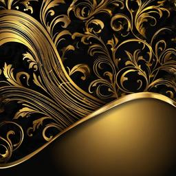 Gold Background Wallpaper - black and gold banner background  