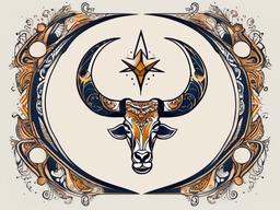 libra taurus tattoo  simple vector color tattoo