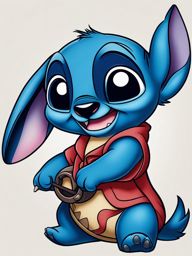 stitch tattoo, featuring the lovable character from disney's lilo & stitch. 