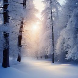 Snow Background Wallpaper - snow on trees background  