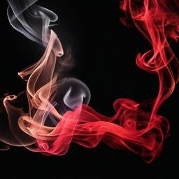 Smoke Background - red smoke on black background  