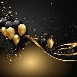 Party Background Wallpaper - happy birthday background gold and black  