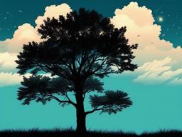 Sky Background With Trees  ,desktop background wallpaper