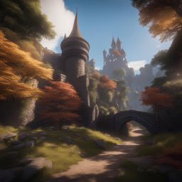 Fantasy world inspired by classic literature in Unreal Engine v5