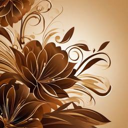 Brown Background Wallpaper - brown flower background  