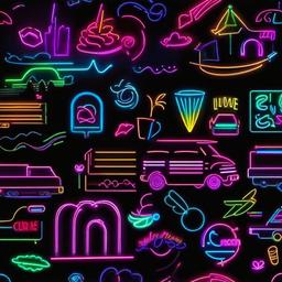 Neon Background Wallpaper - cute neon sign wallpaper  