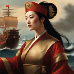 ching shih - the chinese pirate queen who commanded a vast fleet and terrorized the seas. 