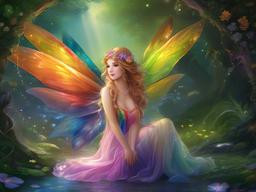 Rainbow Fairy Wallpaper  