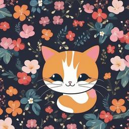 Cat Background Wallpaper - cute cat iphone wallpaper  