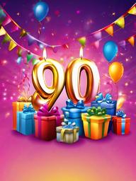 Birthday Background Wallpaper - 90th birthday background  