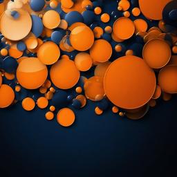 Orange Background Wallpaper - orange and dark blue background  