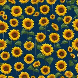 Sunflower Background Wallpaper - sunflower on blue background  
