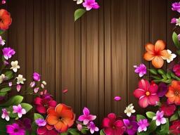 Flower Background Wallpaper - flower wood background  