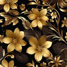 Flower Background Wallpaper - gold flower background  