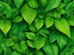 Greenery Background Wallpaper - Vibrant green leaves for a fresh and lively wallpaper look.  background wallpaper