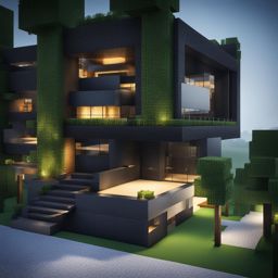 cybersecurity headquarters defending against digital threats - minecraft house design ideas 