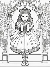 Nutcracker Pictures To Color  outling,coloring pages,black and whit