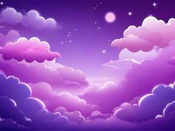 Cute Purple Clouds Wallpaper  ,desktop background wallpaper