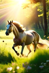 centaur, the noble half-human, half-horse, galloping through a sun-dappled meadow. 