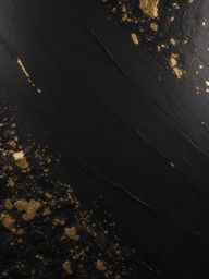 Black granite with a leathered texture and golden flecks top view, product photoshoot realistic background, hyper detail, high resolution