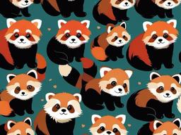 Cute Red Panda Wallpaper - Adorable red panda illustrations  ,desktop background wallpaper