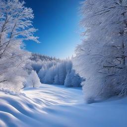 Winter background wallpaper - snowy background for zoom  