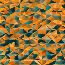 Geometric Background - orange geometric background  