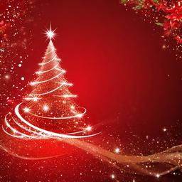 Christmas Background Wallpaper - red christmas tree background  