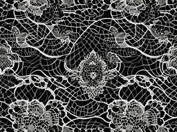 Lace Pattern Clipart - Elegant lace for romantic designs  minimal design