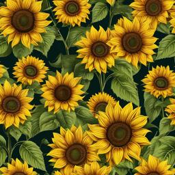 Sunflower Background Wallpaper - sunflower background art  
