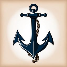 anchor clipart - a sturdy, maritime anchor. 