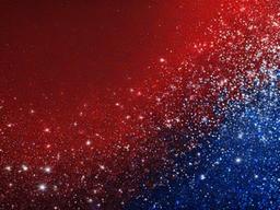 Red White Blue Glitter Background  