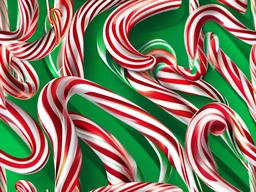 Christmas Candy Cane Wallpaper  