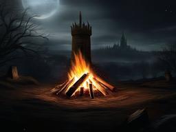 Dark Souls Bonfire Wallpaper  ,desktop background wallpaper