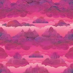 Cotton Candy Skies Pink Wallpaper intricate details, patterns, wallpaper photo