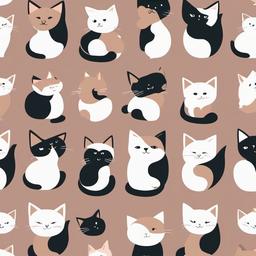 Cat Background Wallpaper - minimalist cat background  
