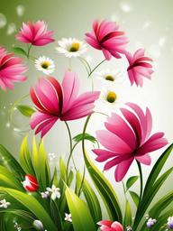 Flower Background Wallpaper - flower art wallpaper  