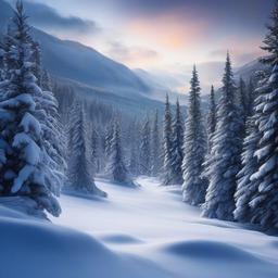 Snow Background Wallpaper - snow forest backdrop  