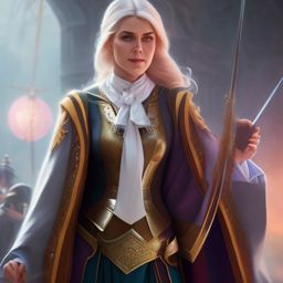 magical female professor, highly detailed, d & d, fantasy, portrait, highly detailed, headshot, digital painting, trending on artstation, concept art, sharp focus, illustration, art by artgerm and greg rutkowski and magali villeneuve