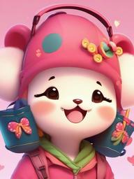 cute character wallpaper  ,mobile iphone background wallpaper