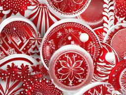 Red And White Christmas Wallpaper  