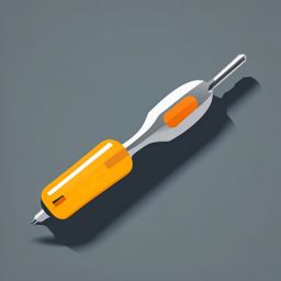 Screwdriver icon - Screwdriver for fixing and assembling,  color clipart, vector art