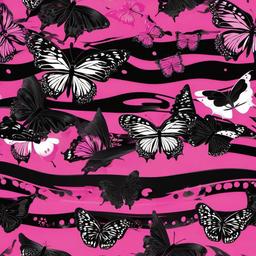 Butterfly Background Wallpaper - pink and black butterfly background  