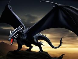 Dark Dragon Wallpaper  ,desktop background wallpaper