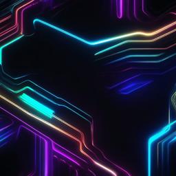 Neon Background Wallpaper - blue glow in the dark wallpaper  