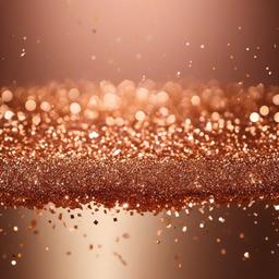 Glitter background - dripping rose gold background  