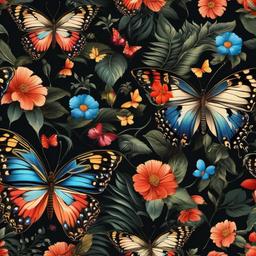 Butterfly Background Wallpaper - floral and butterfly wallpaper  