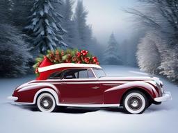 Christmas Car Wallpaper  