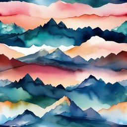Mountain Background Wallpaper - watercolor background mountains  